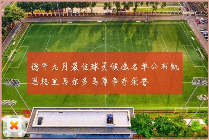 德甲九月最佳球员候选名单公布凯恩格里马尔多乌尊争夺荣誉